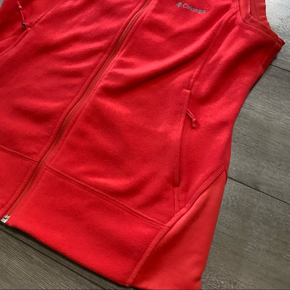 Columbia Fleece Vest Sleeveless Full Zip Women's L - Picture 3 of 6